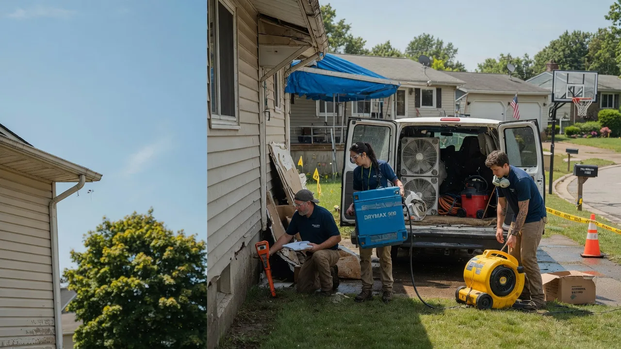 Ceiling Leak Cleanup in Shelburn, IN near me