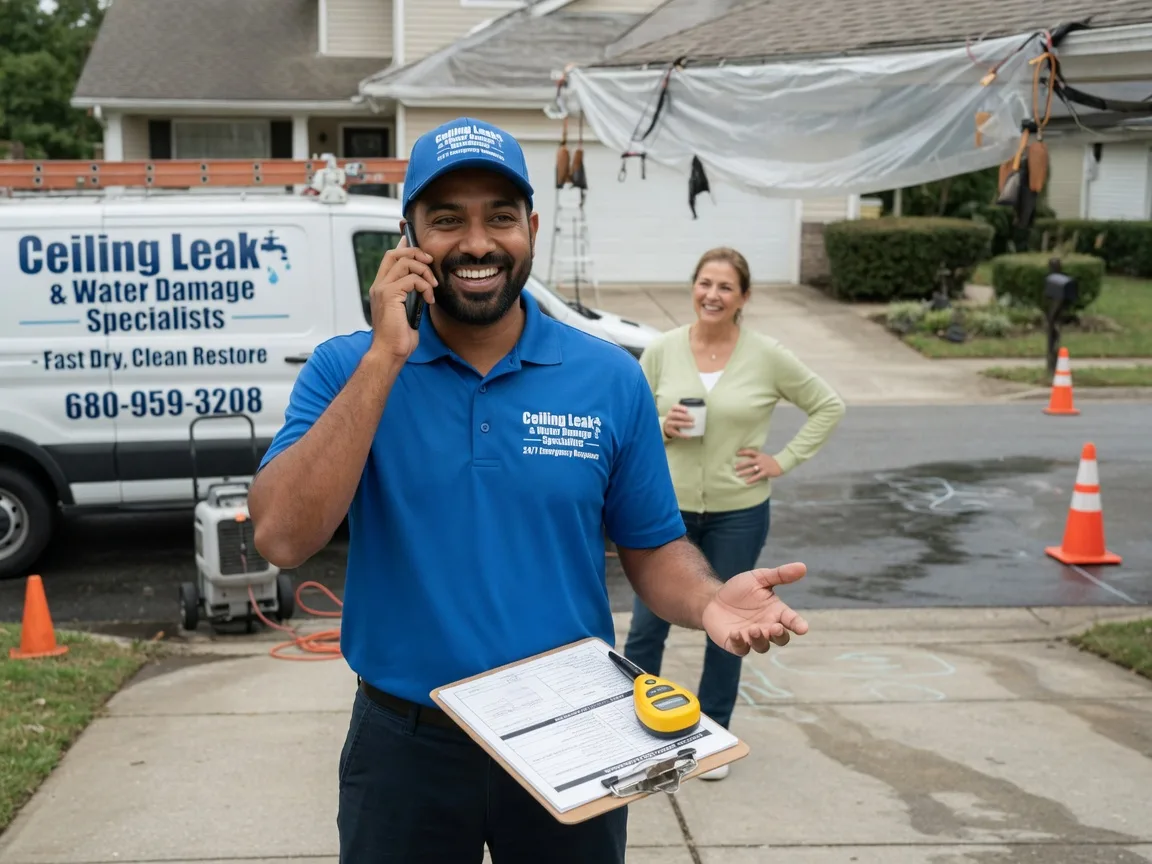 Ceiling Leak Cleanup Shelburn, IN FAQs